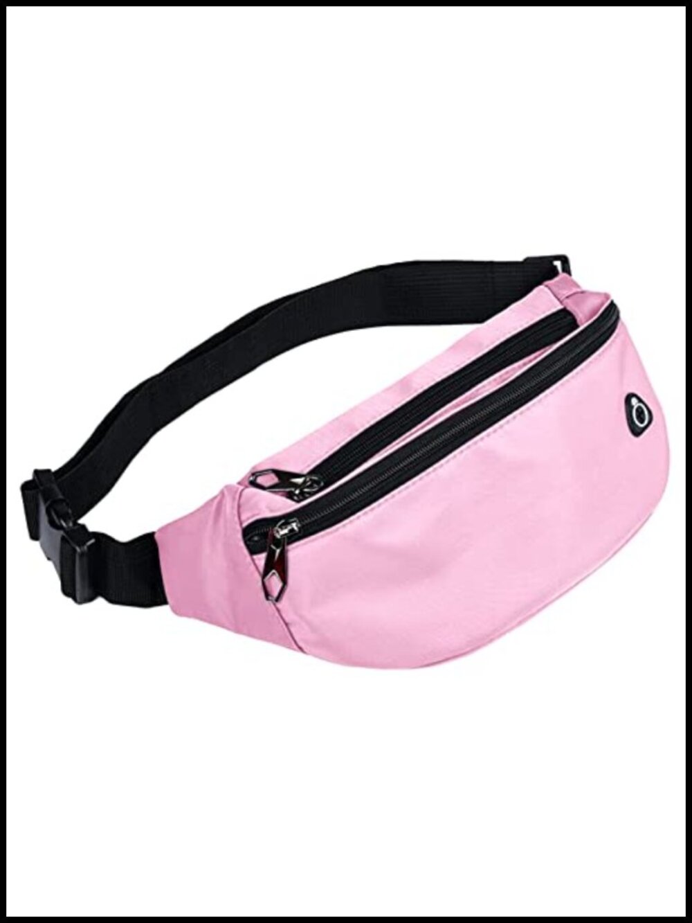 Water-Repellent Nylon Fanny Pack Waist Bag for Running & Travel